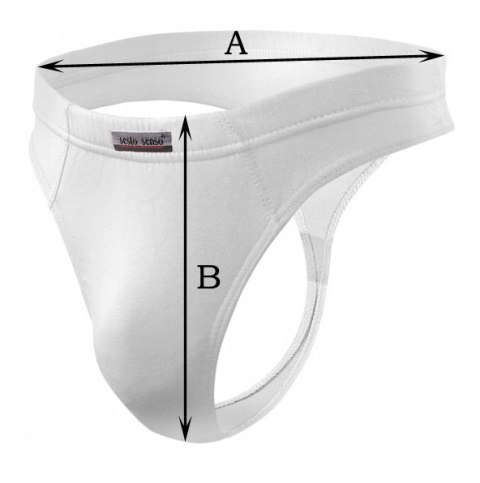 Stringi męskie z mikromodalu SESTO SENSO COMIX - XXL