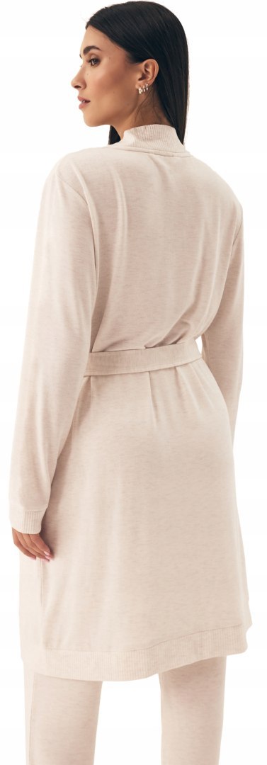 Szlafrok damski wiązany w pasie długi HENDERSON BOAR - L