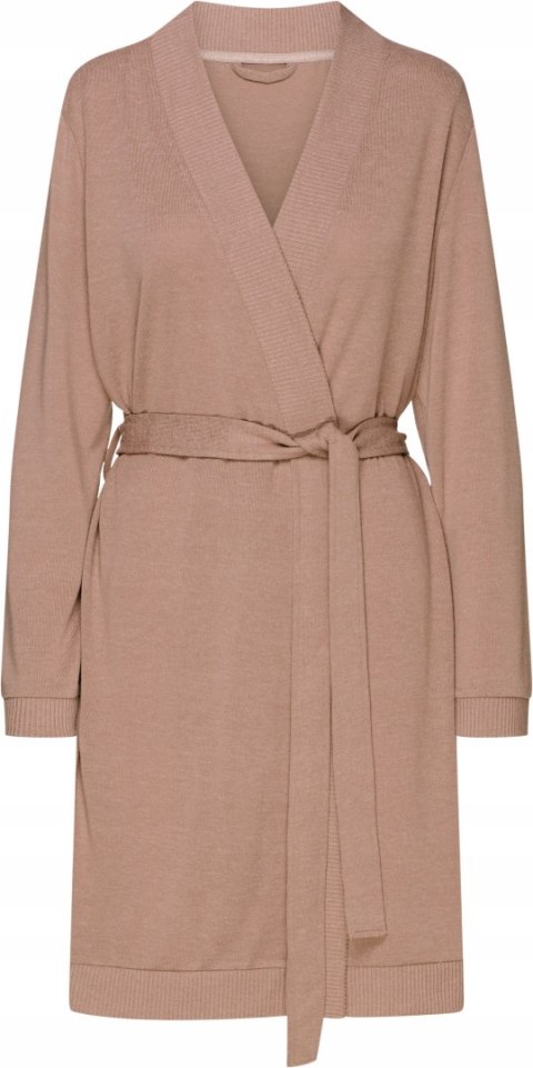 Szlafrok damski wiązany w pasie długi HENDERSON BOAR - L