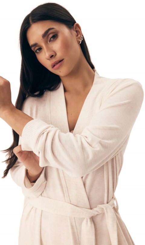 Szlafrok damski wiązany w pasie długi HENDERSON BOAR - M