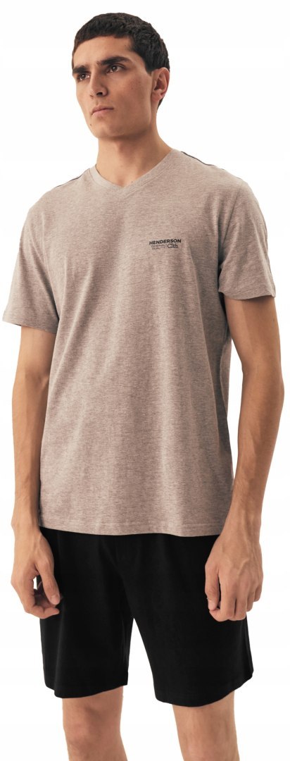 Szorty DRESOWE męskie luźne SPODENKI do spania czarne HENDERSON SELECT XXL