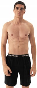 Szorty DRESOWE męskie luźne SPODENKI do spania czarne HENDERSON SELECT - L