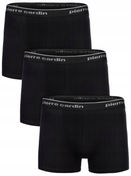 Bokserki męskie 3 PARY bawełniane sportowe PIERRE CARDIN BOXER - M