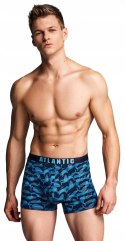 Bokserki męskie bawełniane 2 PARY długie nogawki ATLANTIC 2MH-1177 - L