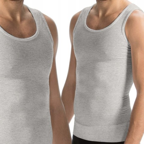 Podkoszulek na ramiączkach PODKOSZULKA MĘSKA gładka 100% BAWEŁNA - XXL