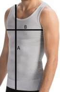 Podkoszulek na ramiączkach PODKOSZULKA MĘSKA gładka 100% BAWEŁNA - XL