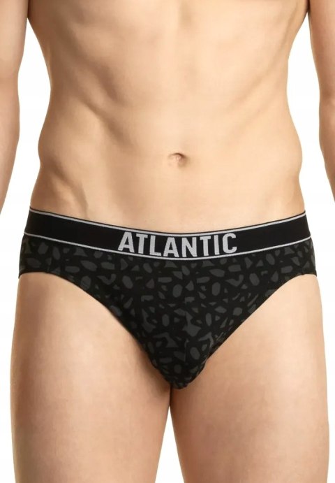 Slipy męskie BAWEŁNIANE 3 PARY dopasowane ATLANTIC 3MP-151 - XL Slipy męskie BAWEŁNIANE 3 PARY dopasowane ATLANTIC 3MP-151 - XL