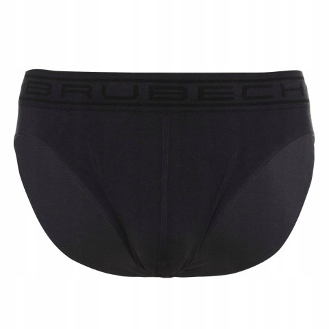 Slipy męskie bezszwowe bawełniane majtki BRUBECK BE0029M grafitowy - M