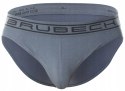 Slipy męskie bezszwowe bawełniane majtki BRUBECK BE0029M stalowy - M