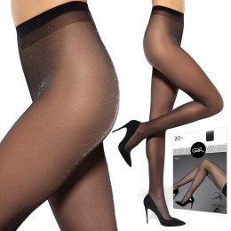 Błyszczące RAJSTOPY z LUREXEM eleganckie imprezowe GATTA NAIS - 4