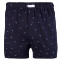 Bokserki męskie 100% BAWEŁNA luźne 3 PARY MORAJ MIX WZORÓW - XL