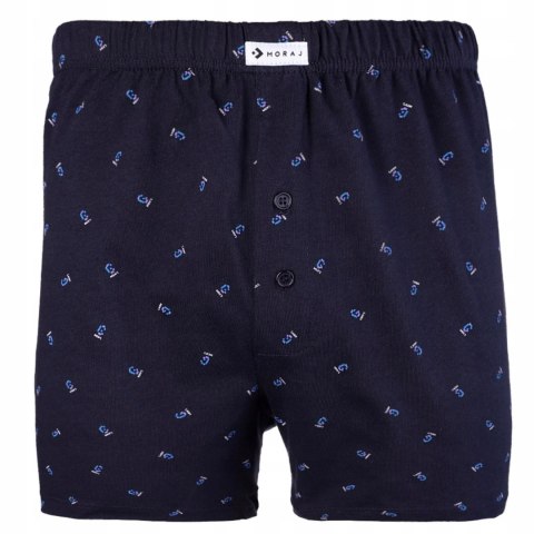 Bokserki męskie 100% BAWEŁNA luźne 3 PARY MORAJ MIX WZORÓW - XL
