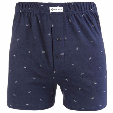 Bokserki męskie 100% BAWEŁNA luźne 3 PARY MORAJ MIX WZORÓW - XL