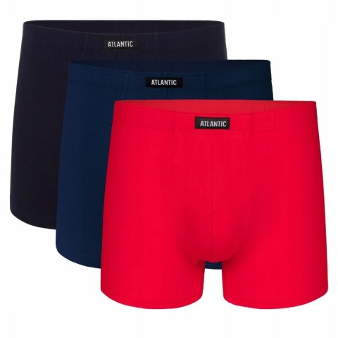 Bokserki męskie 3 PARY sport ATLANTIC 3SMH-048 - XL