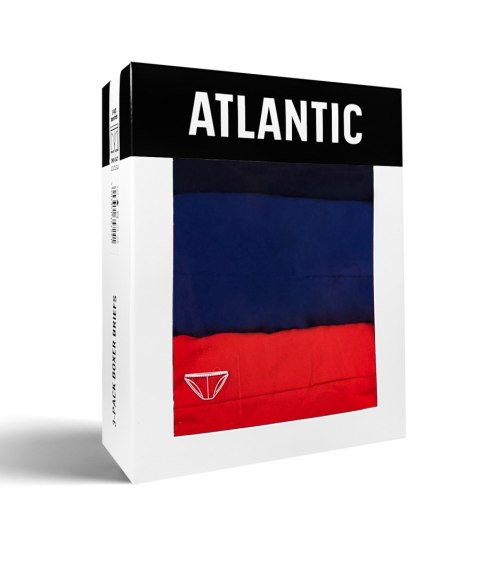 Bokserki męskie 3 PARY sport ATLANTIC 3SMH-048 - XL