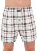 Bokserki męskie LUŹNE BAWEŁNIANE 3 WZORY CORNETTE COMFORT - L