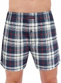 Bokserki męskie LUŹNE BAWEŁNIANE 3 WZORY CORNETTE COMFORT - L