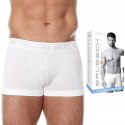 Bokserki męskie bezszwowe BRUBECK BX1005M biały - M Bokserki męskie bezszwowe BRUBECK BX1005M biały - M
