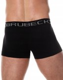 Bokserki męskie bezszwowe BRUBECK BX1005M czarny - L