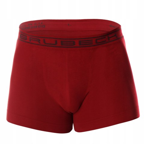 Bokserki męskie bezszwowe BRUBECK BX1005M czerwony - XL Bokserki męskie bezszwowe BRUBECK BX1005M czerwony - XL