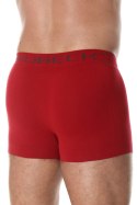 Bokserki męskie bezszwowe BRUBECK BX1005M czerwony - XL Bokserki męskie bezszwowe BRUBECK BX1005M czerwony - XL