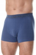 Bokserki męskie bezszwowe BRUBECK BX1005M granat - XL Bokserki męskie bezszwowe BRUBECK BX1005M granat - XL