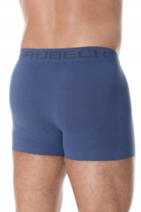 Bokserki męskie bezszwowe BRUBECK BX1005M granat - XL Bokserki męskie bezszwowe BRUBECK BX1005M granat - XL