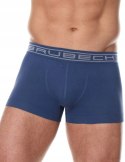 Bokserki męskie bezszwowe BRUBECK BX1005M niebieski - M Bokserki męskie bezszwowe BRUBECK BX1005M niebieski - M