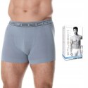 Bokserki męskie bezszwowe BRUBECK BX1005M stalowy - XL Bokserki męskie bezszwowe BRUBECK BX1005M stalowy - XL