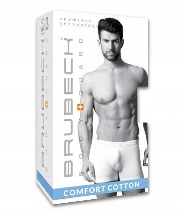 Bokserki męskie bezszwowe BRUBECK BX1005M stalowy - XL Bokserki męskie bezszwowe BRUBECK BX1005M stalowy - XL