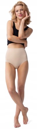 Majtki FIGI damskie z WYSOKIM STANEM bezszwowe JULIMEX AMBER MAXI - XXL