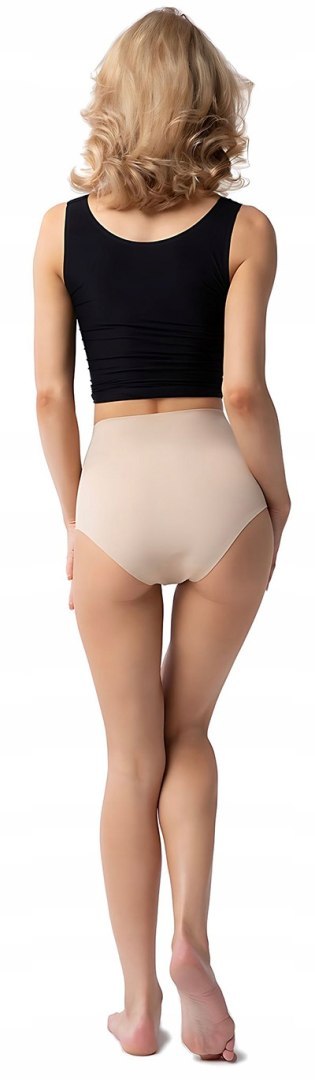 Majtki FIGI damskie z WYSOKIM STANEM bezszwowe JULIMEX AMBER MAXI - XXL Majtki FIGI damskie z WYSOKIM STANEM bezszwowe JULIMEX AMBER MAXI - XXL