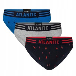 Slipy męskie 3 PARY ATLANTIC 3MP-098 - M