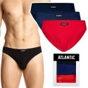 Slipy męskie 3 PARY sport ATLANTIC 3SMP-133 - XL