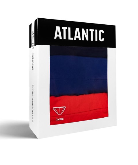 Slipy męskie 3 PARY sport ATLANTIC 3SMP-133 - XXL