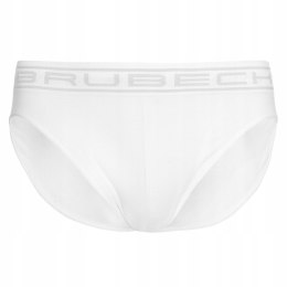 Slipy męskie bezszwowe bawełniane majtki BRUBECK BE0029M biały - XL