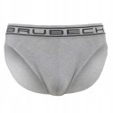 Slipy męskie bezszwowe bawełniane majtki BRUBECK BE0029M szary - M