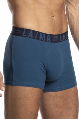 Bokserki męskie BAWEŁNIANE 3-PAK dopasowane szorty LAMA 1048SZG - XXL