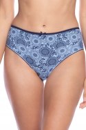 FIGI damskie BIKINI 3 PARY majtki bawełniane wzorzyste LAMA 122BI-56 - L