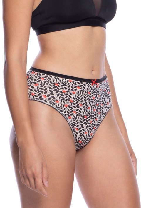 FIGI damskie BIKINI 3 PARY majtki bawełniane z nadrukiem LAMA 127BI-26 XXL
