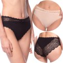 FIGI damskie BIKINI koronkowe 2 PARY MODAL majtki LAMA 1563BI - XXL