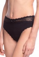 FIGI damskie BIKINI koronkowe 2 PARY MODAL majtki LAMA 1563BI - XL
