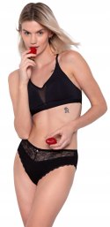FIGI damskie BIKINI koronkowe 2 PARY WISKOZA majtki LAMA 1561BI - XL