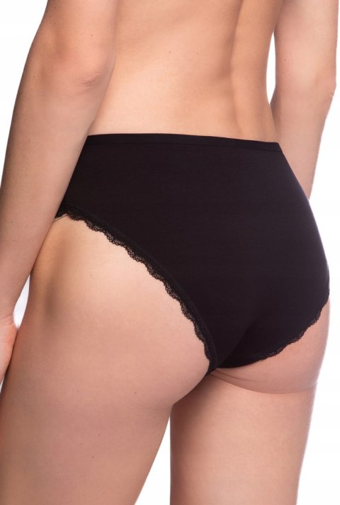 FIGI damskie BIKINI koronkowe 2 PARY WISKOZA majtki LAMA 1561BI - L