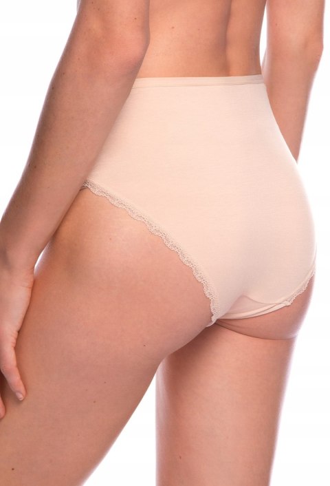 FIGI damskie koronkowe 2 PARY WISKOZA WYSOKI STAN majtki LAMA 1562MD - 4XL