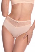 FIGI damskie koronkowe 2 PARY WISKOZA WYSOKI STAN majtki LAMA 1562MD - XXL