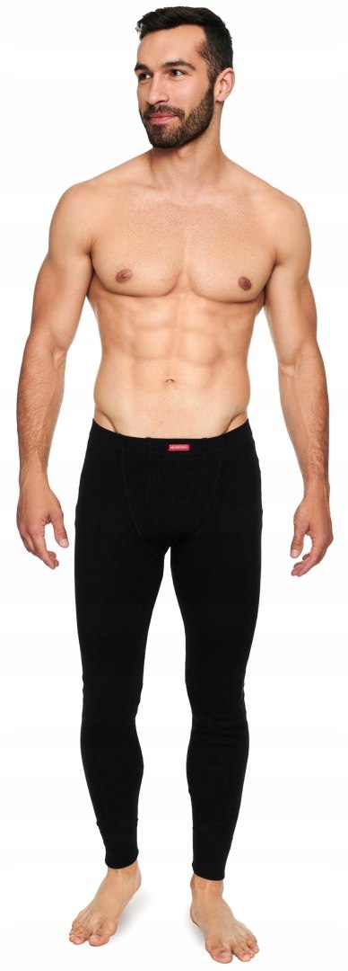 Kalesony 100% BAWEŁNA legginsy męskie HENDERSON 4862 czarne - L Kalesony 100% BAWEŁNA legginsy męskie HENDERSON 4862 czarne - L