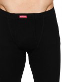 Kalesony 100% BAWEŁNA legginsy męskie HENDERSON 4862 czarne - L