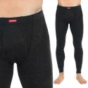 Kalesony 100% BAWEŁNA legginsy męskie HENDERSON 4862 grafitowe - 3XL