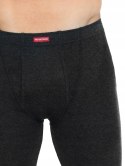 Kalesony 100% BAWEŁNA legginsy męskie HENDERSON 4862 grafitowe - 3XL